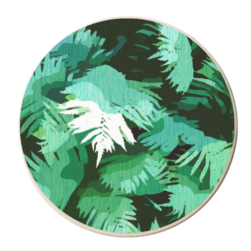 Tranquil Forest - personalised beer coaster by Uma Prabhakar Gokhale