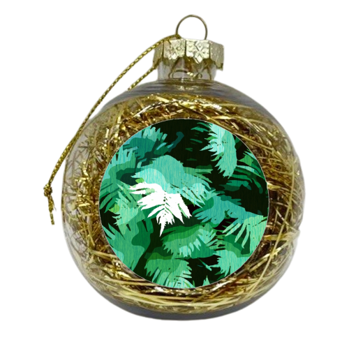 Tranquil Forest - xmas bauble by Uma Prabhakar Gokhale