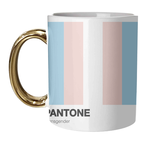 Transgender Pantone LGBTQIA+ Queer Giftware - unique mug by AbiGoLucky
