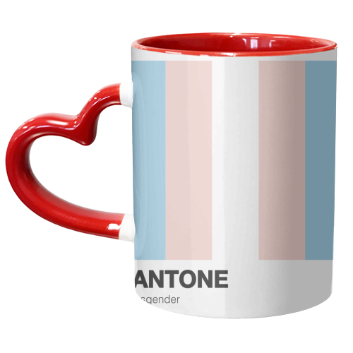 Transgender Pantone LGBTQIA+ Queer Giftware - unique mug by AbiGoLucky