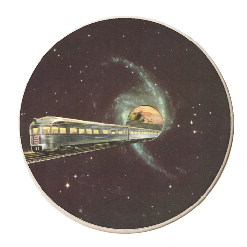 Travel - personalised beer coaster by Maya Land