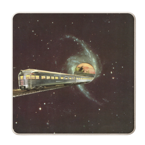 Travel - personalised beer coaster by Maya Land