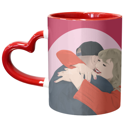 Travis and Taylor - unique mug by Pink and Pip