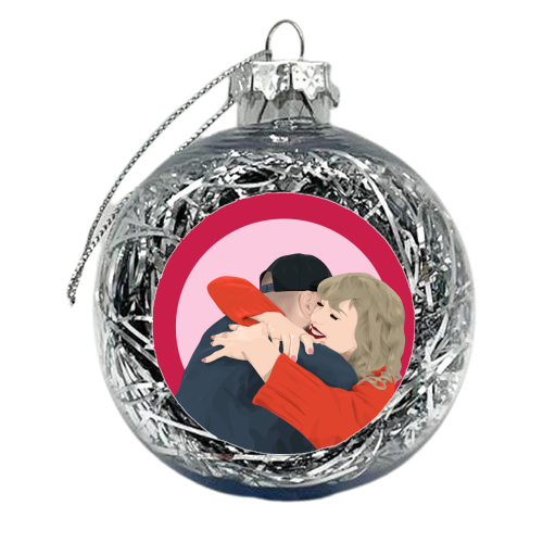Travis and Taylor - xmas bauble by Pink and Pip