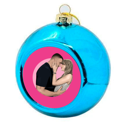 Trav & Tay - colourful christmas bauble by Pink and Pip