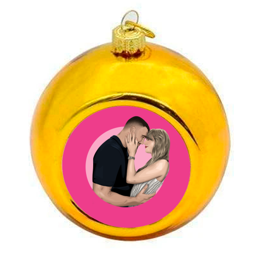 Trav & Tay - colourful christmas bauble by Pink and Pip