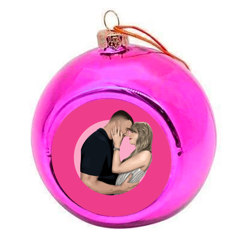 Trav & Tay - colourful christmas bauble by Pink and Pip