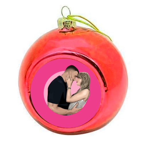 Trav & Tay - colourful christmas bauble by Pink and Pip