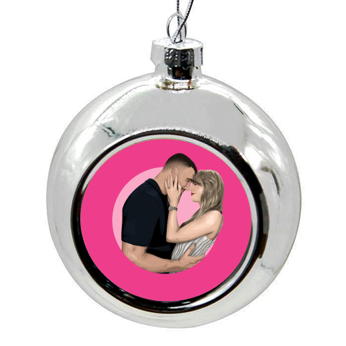 Trav & Tay - colourful christmas bauble by Pink and Pip