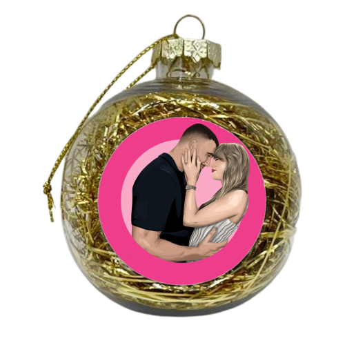 Trav & Tay - xmas bauble by Pink and Pip