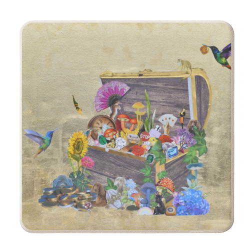 Treasure that is what you are - personalised beer coaster by Kirstie Taylor