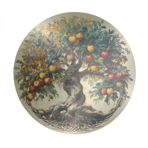 Tree of life - Circle Sticker by DejaReve