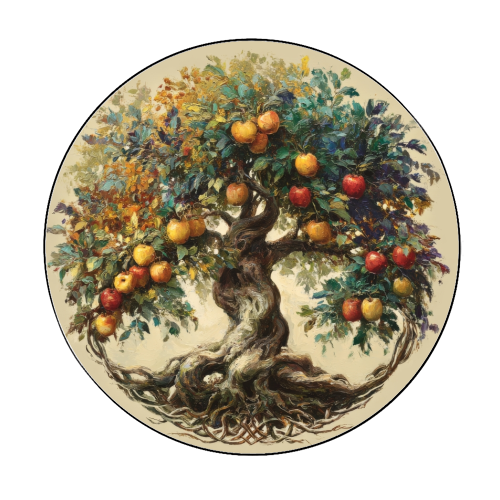 Tree of life - Circle Sticker by DejaReve