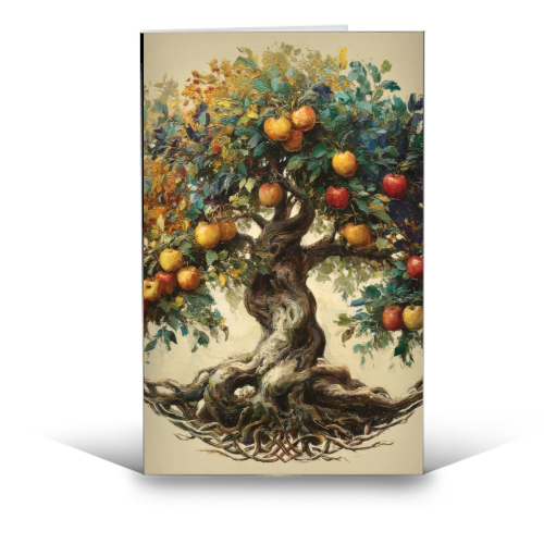 Tree of life - funny greeting card by DejaReve