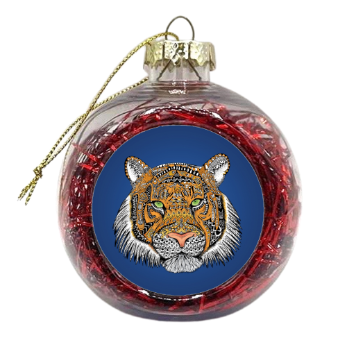 Trevor The Tiger - xmas bauble by Gentangle Designs