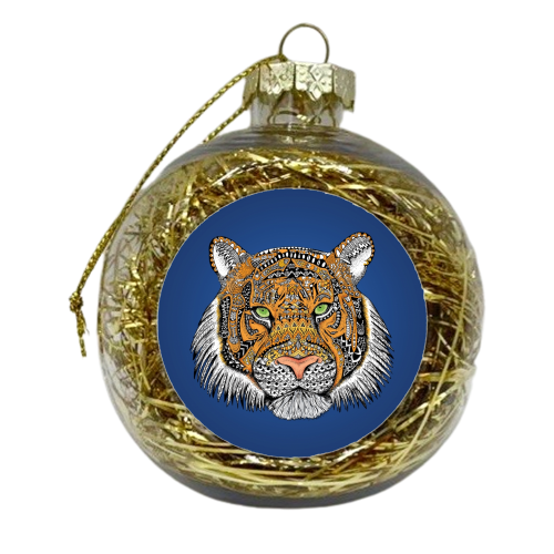 Trevor The Tiger - xmas bauble by Gentangle Designs