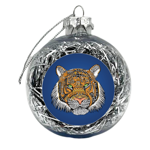 Trevor The Tiger - xmas bauble by Gentangle Designs