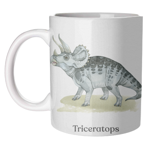 Triceratops - unique mug by Gal Design