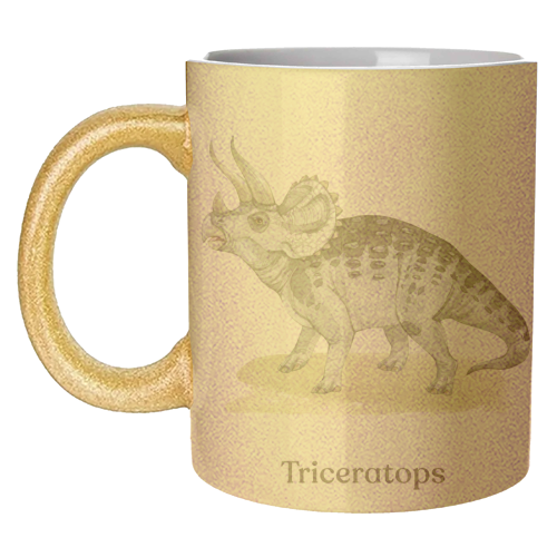 Triceratops - unique mug by Gal Design
