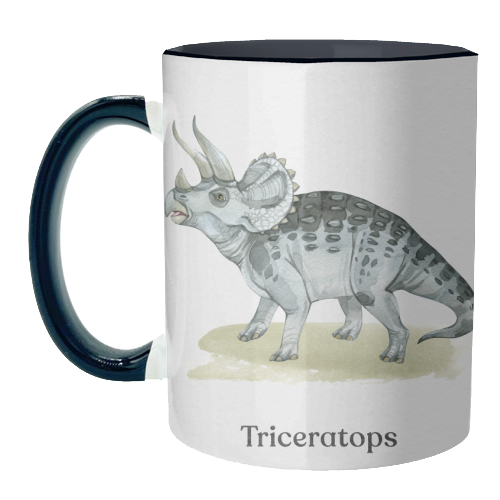 Triceratops - unique mug by Gal Design
