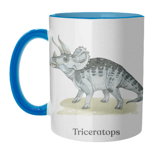 Triceratops - unique mug by Gal Design