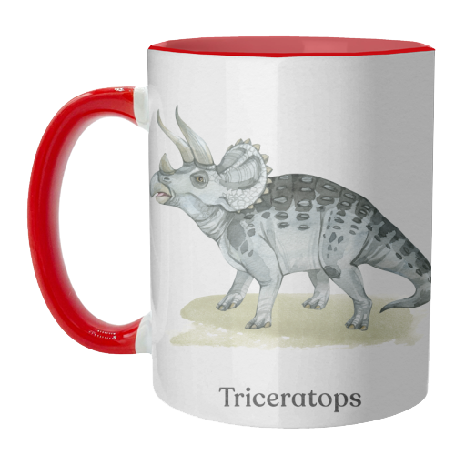 Triceratops - unique mug by Gal Design