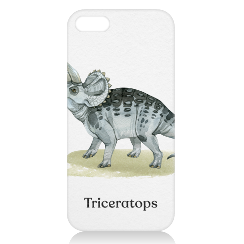 Triceratops - unique phone case by Gal Design