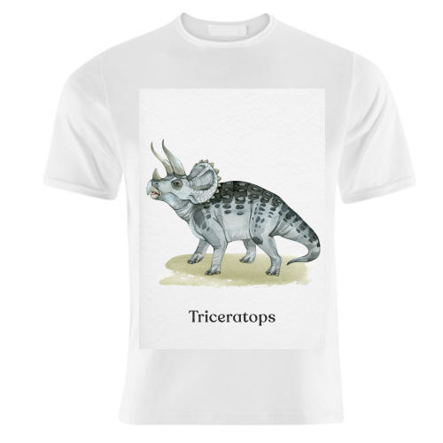 Triceratops - unique t shirt by Gal Design