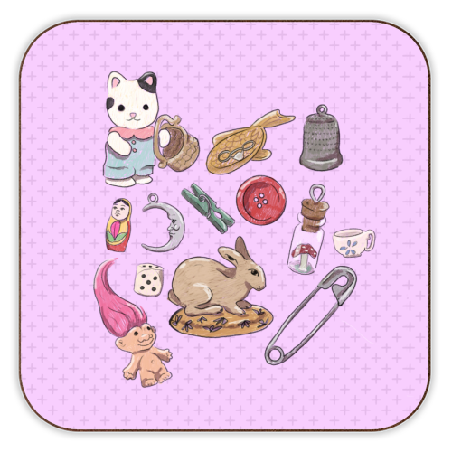 Trinkets - personalised beer coaster by The Queer Store