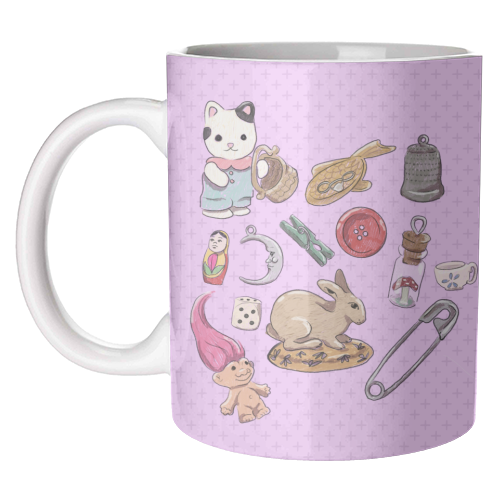 Trinkets - unique mug by The Queer Store