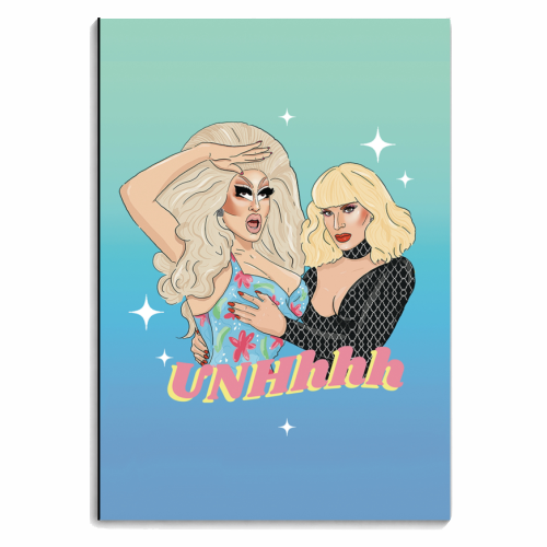 Trixie and Katya - personalised A4, A5, A6 notebook by The Queer Store