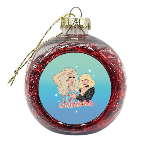 Trixie and Katya - xmas bauble by The Queer Store