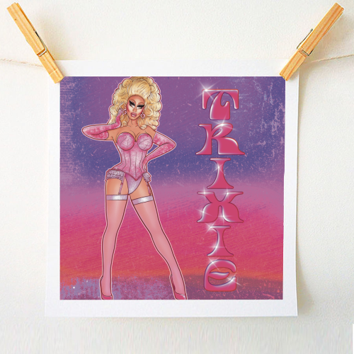 Trixie IV - A1 - A4 art print by ARTECCO