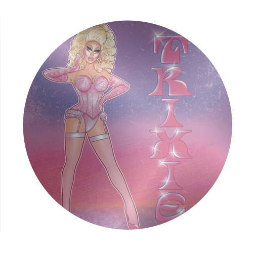 Trixie IV - Circle Sticker by ARTECCO
