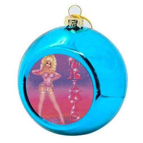 Trixie IV - colourful christmas bauble by ARTECCO