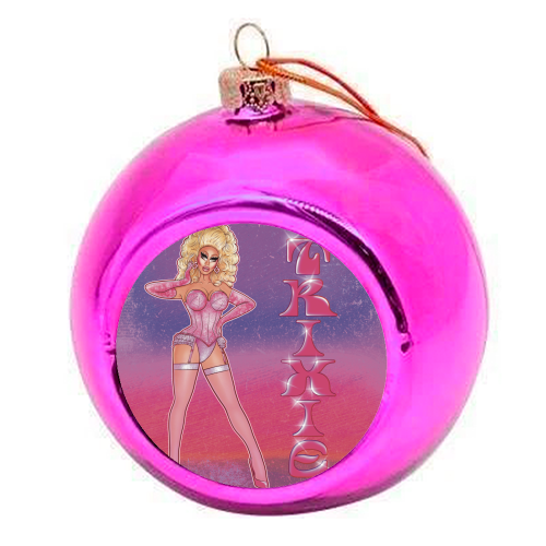 Trixie IV - colourful christmas bauble by ARTECCO