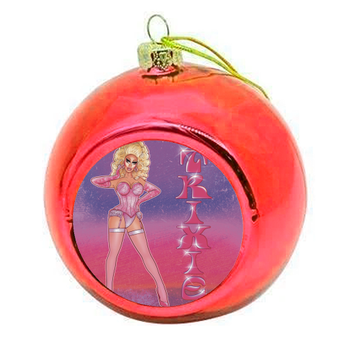 Trixie IV - colourful christmas bauble by ARTECCO