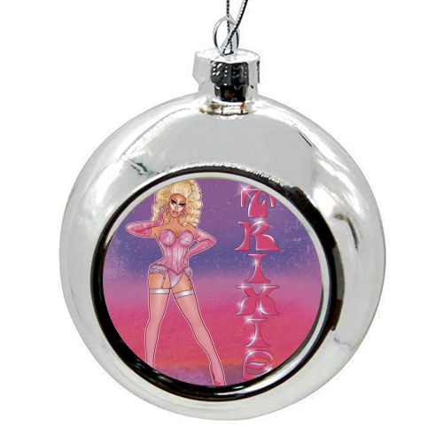 Trixie IV - colourful christmas bauble by ARTECCO
