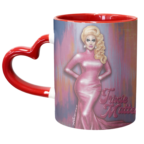 Trixie Mattel fancy dress - unique mug by ARTECCO