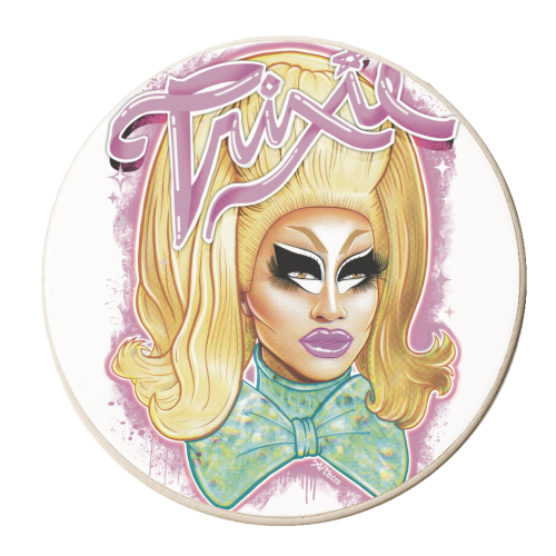 Trixie Mattel - personalised beer coaster by ARTECCO