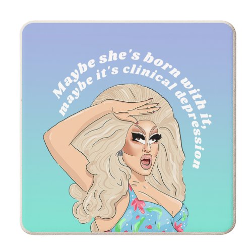 Trixie Mattel - personalised beer coaster by The Queer Store