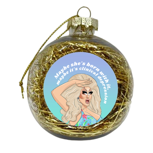 Trixie Mattel - xmas bauble by The Queer Store