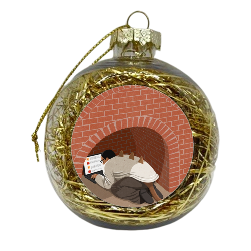 troll - xmas bauble by John Holcroft