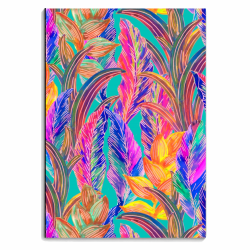Tropic Exotic - personalised A4, A5, A6 notebook by Colour Pop Prints