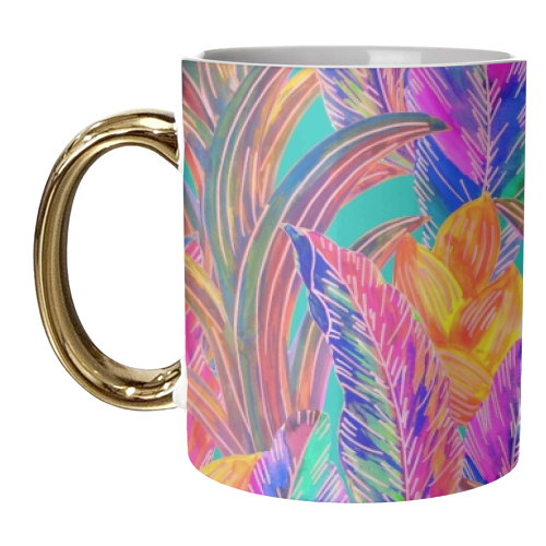 Tropic Exotic - unique mug by Colour Pop Prints