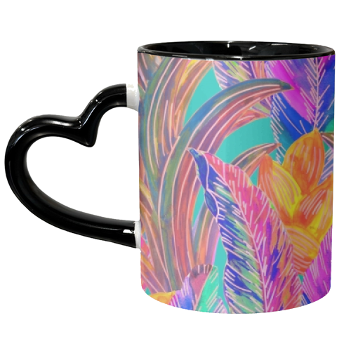 Tropic Exotic - unique mug by Colour Pop Prints