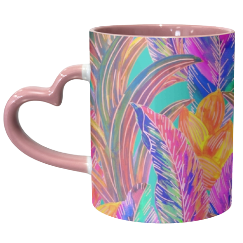 Tropic Exotic - unique mug by Colour Pop Prints