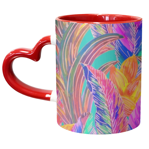 Tropic Exotic - unique mug by Colour Pop Prints