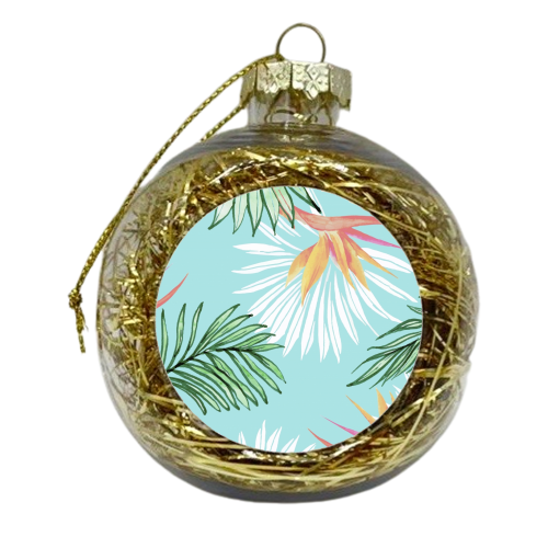 Tropic Palm - xmas bauble by Uma Prabhakar Gokhale