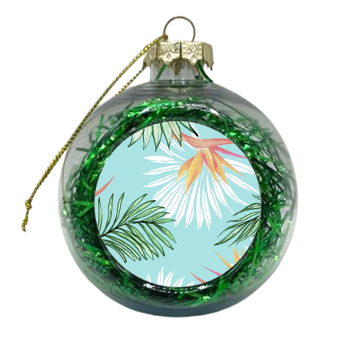 Tropic Palm - xmas bauble by Uma Prabhakar Gokhale